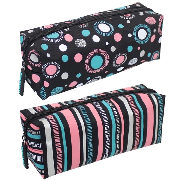 Reißverschluss-Federmäppchen Donau, 21x7,5x7cm, Motivmix