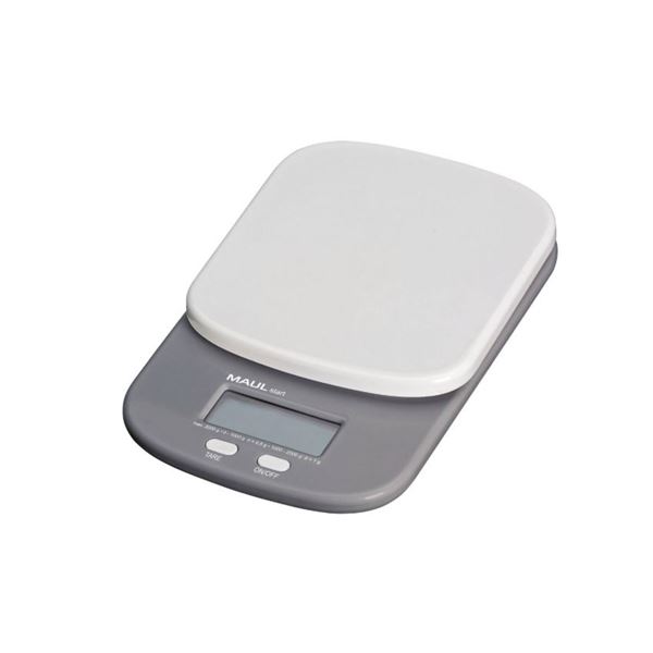 Briefwaage MAULstart-Kunststoff, bis zu 2kg, mit Batterie, 1St.