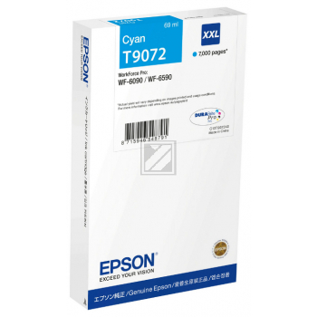 Epson Tintenpatrone cyan HC (C13T90724N, T9072)