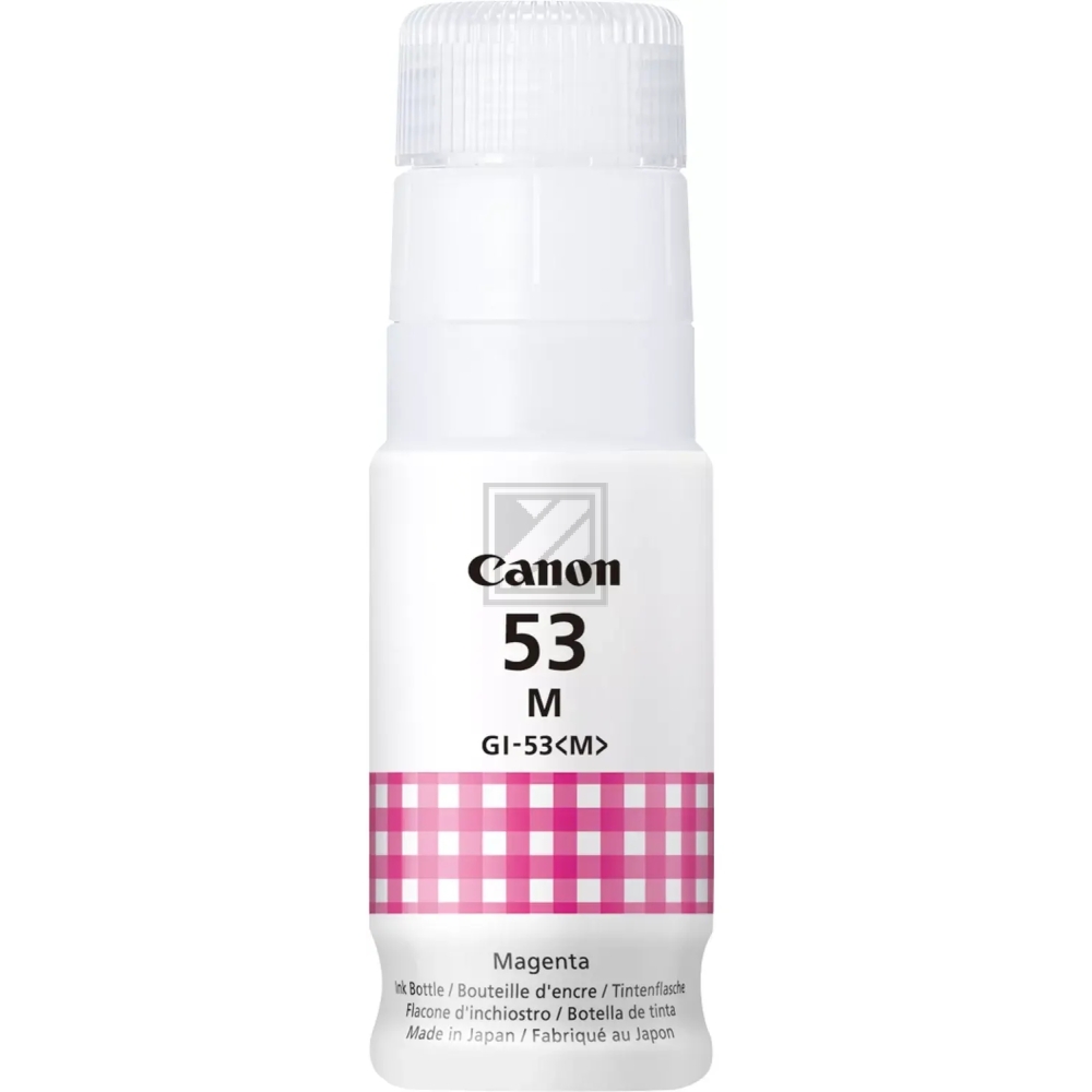Canon Tintennachfüllfläschchen magenta (4681C001, GI-53M)