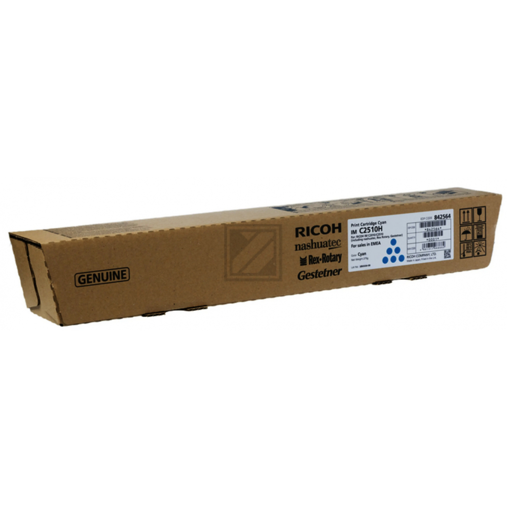 Ricoh Toner-Kit cyan HC (842564, IM-C2510H)
