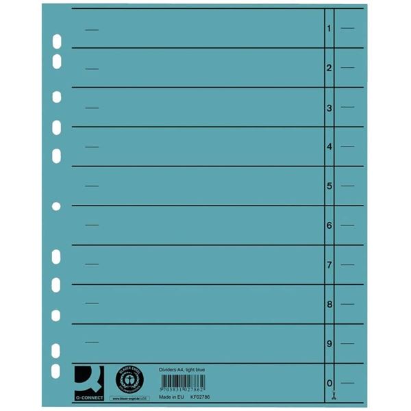 Unverwechselbare Blätter A4 Connect 100 Stück, blau