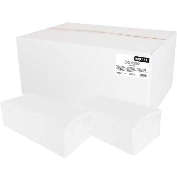 Falthandtücher Primasoft 2-lagig,weiß,20x200Stück