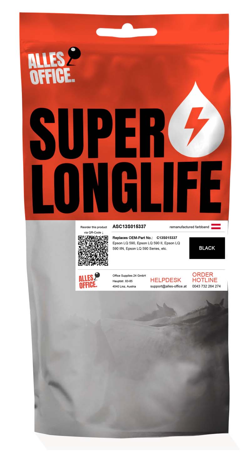 Superlonglife Epson C13S015337 Farbband schwarz