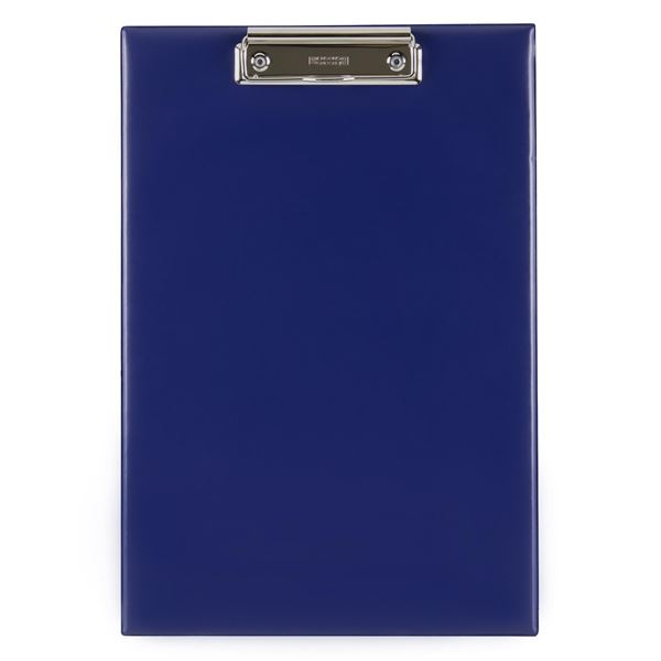 Schreibblock mit Clip A4, 10 Blatt, blau