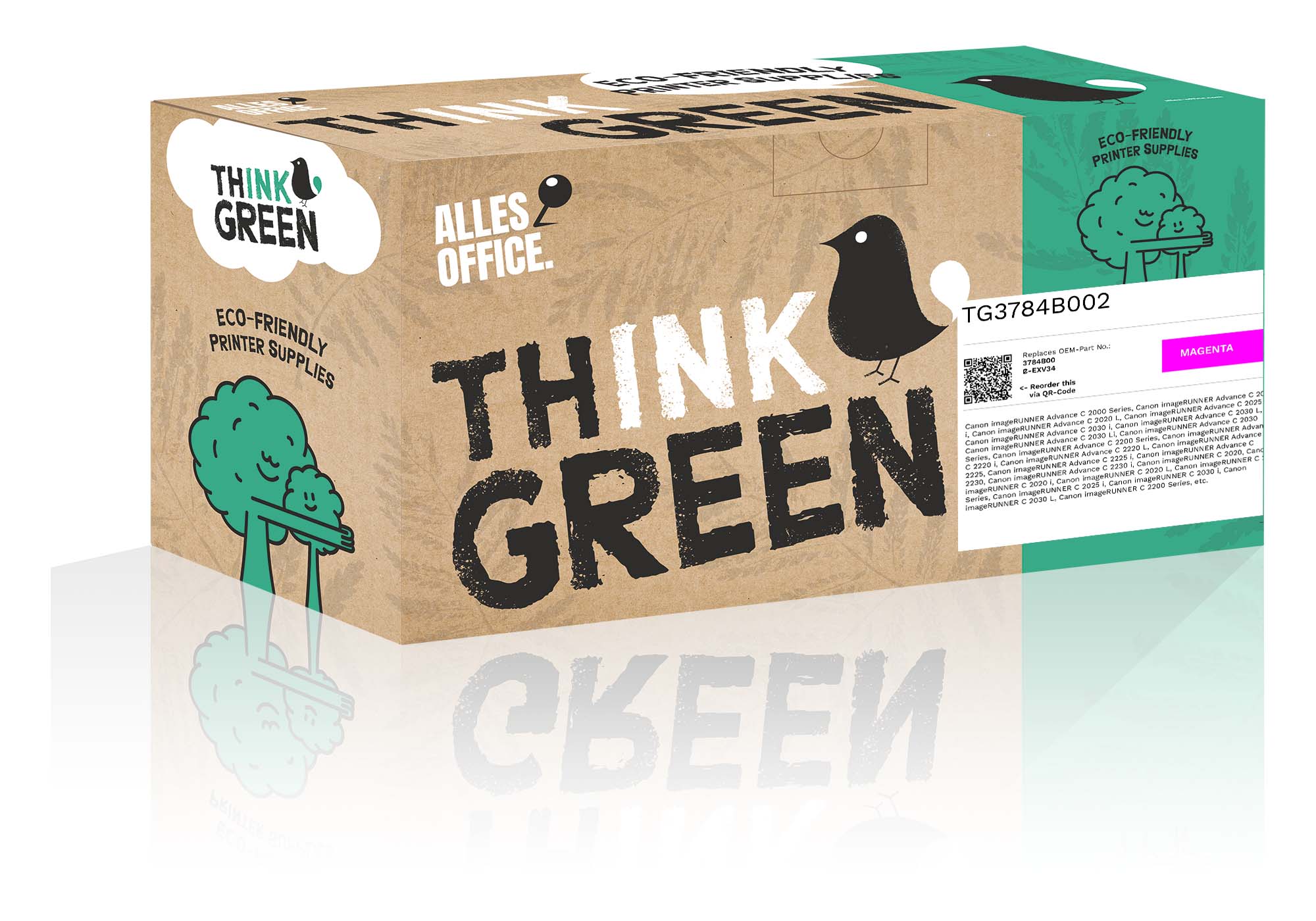 ThinkGreen Canon 3784B002 / C-EXV34 Toner magenta