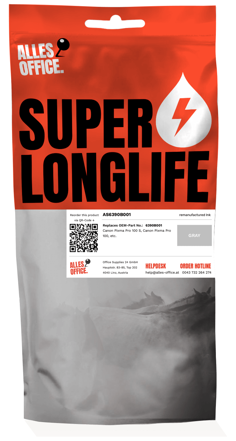 Superlonglife Canon 6390B001 / CLI-42GY Tinte grau