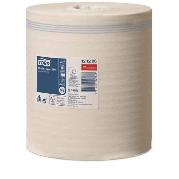 Tork Universal 320 Industriewischtuch, weiß, recycelt, 6 Rollen