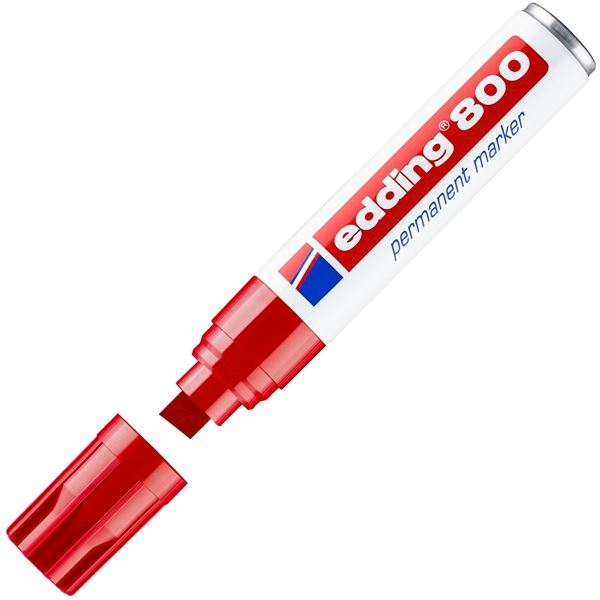Permanentmarker Edding 800, rot