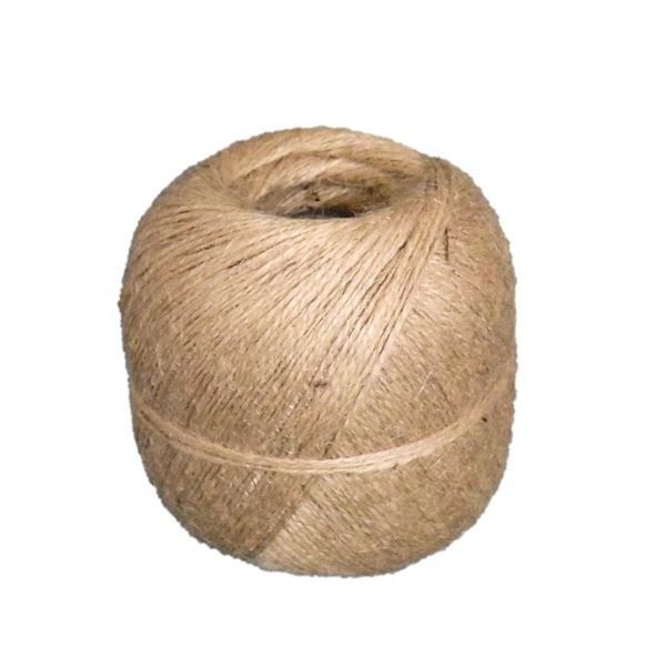 Juteschnur, 500g, 500x2 tex, Rollenanlänge 500 m