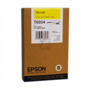 Epson Tintenpatrone gelb (C13T605400, T6054)