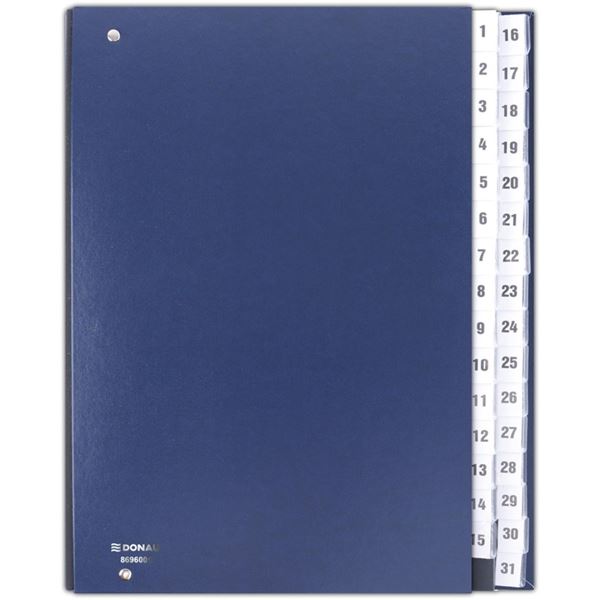 Sortierbuch Donau - A4, 1-31, navy blau