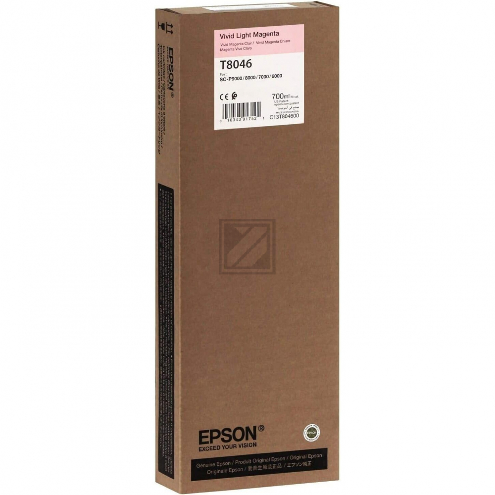 Epson Tintenpatrone magenta light HC (C13T55K600, T55K6)