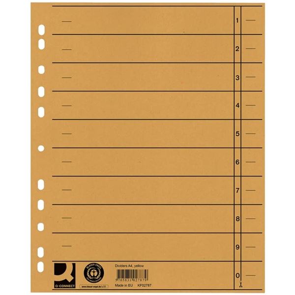 Unverwechselbare Blätter A4 Connect 100 Stück, gelb