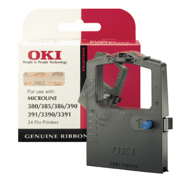 Original OKI 09002309 Farbband schwarz OKI Farbband Nylon Reink schwarz (09002309)