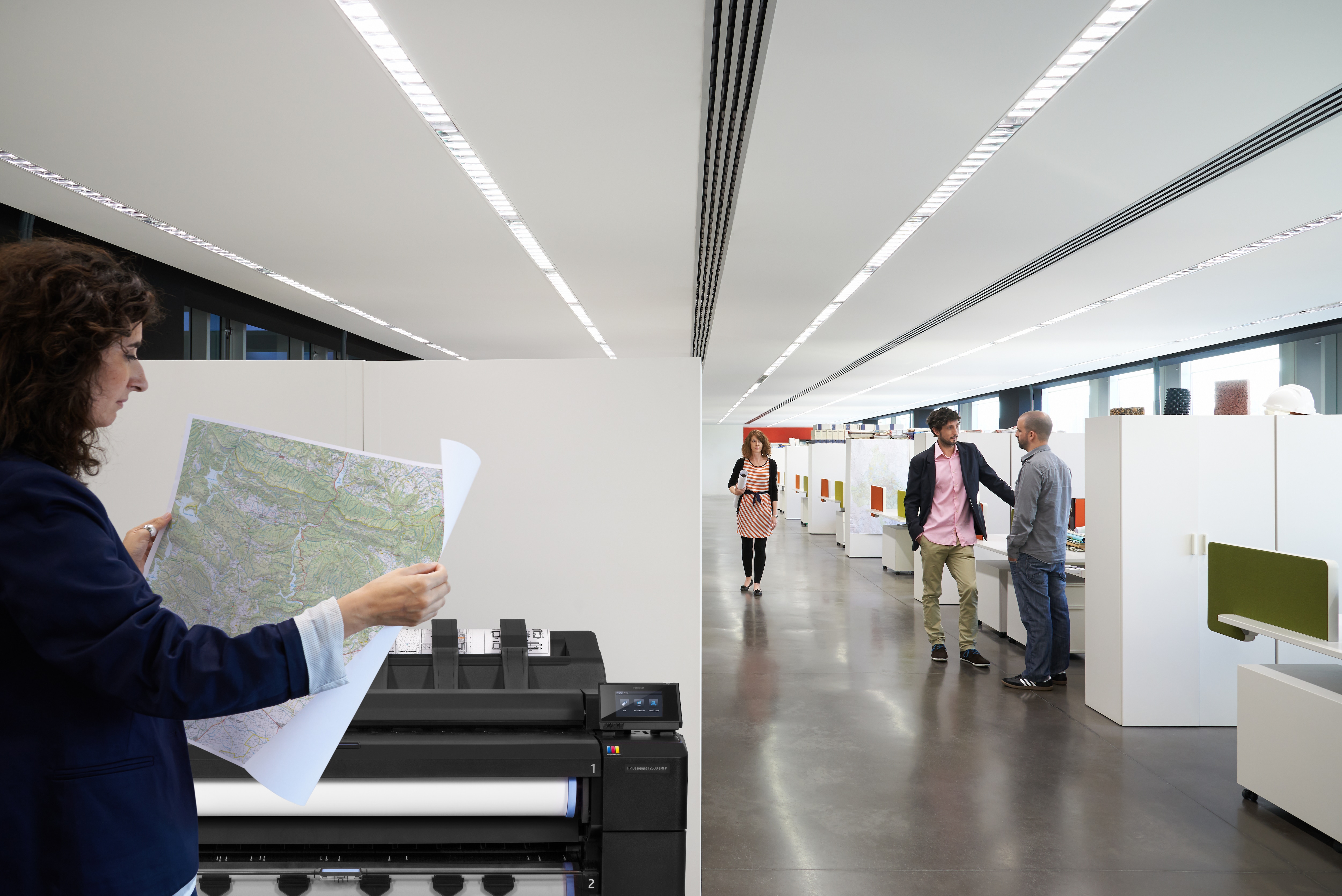 HP Designjet T2530 Großformatdrucker Thermal Inkjet Farbe 2400 x 1200 DPI A0 (841 x 1189 mm) Eingebauter Ethernet-Anschluss