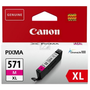 Original Canon 0333C001 / 571MXL Tinte magenta Canon Tintenpatrone magenta HC (0333C001, CLI-571XLM)