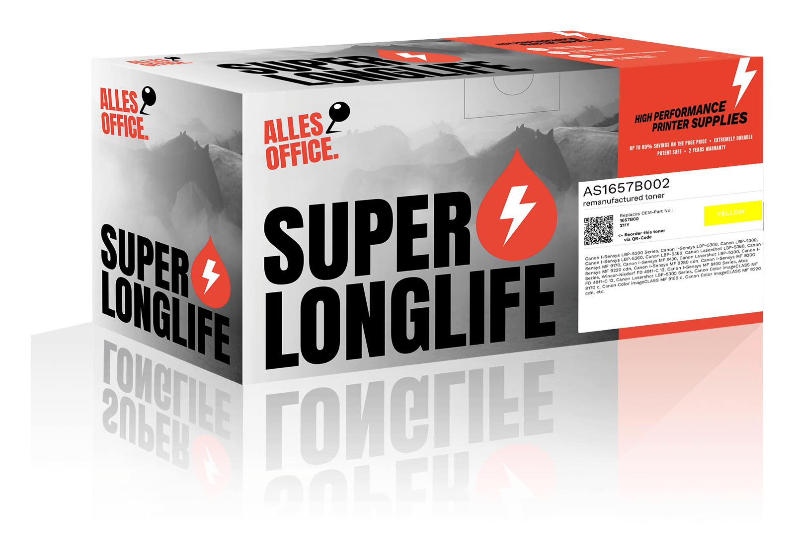 Superlonglife Canon 1657B002 / 711Y Toner gelb
