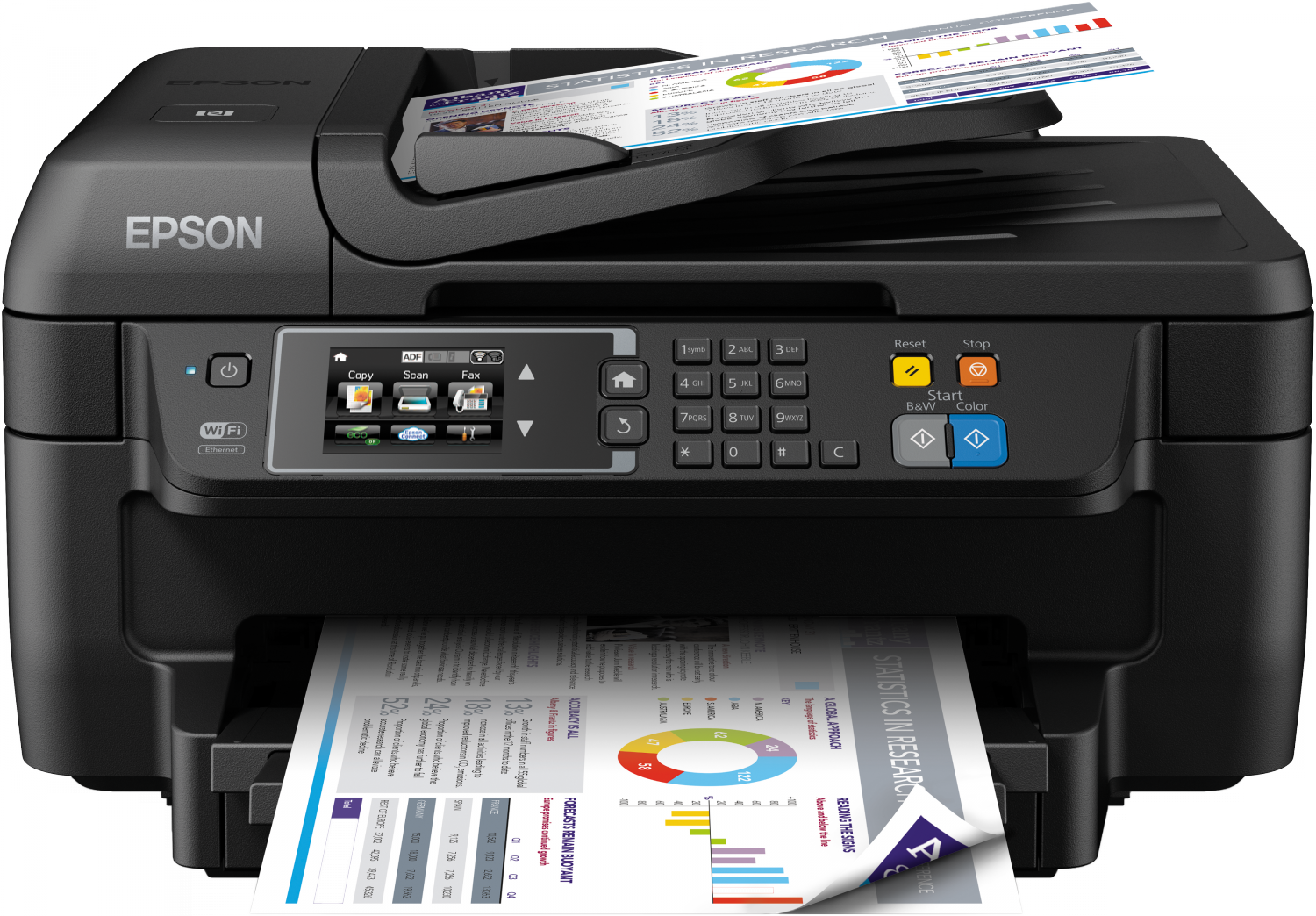 Epson WorkForce WF-2760DWF Tintenstrahl A4 4800 x 1200 DPI 33 Seiten pro Minute WLAN