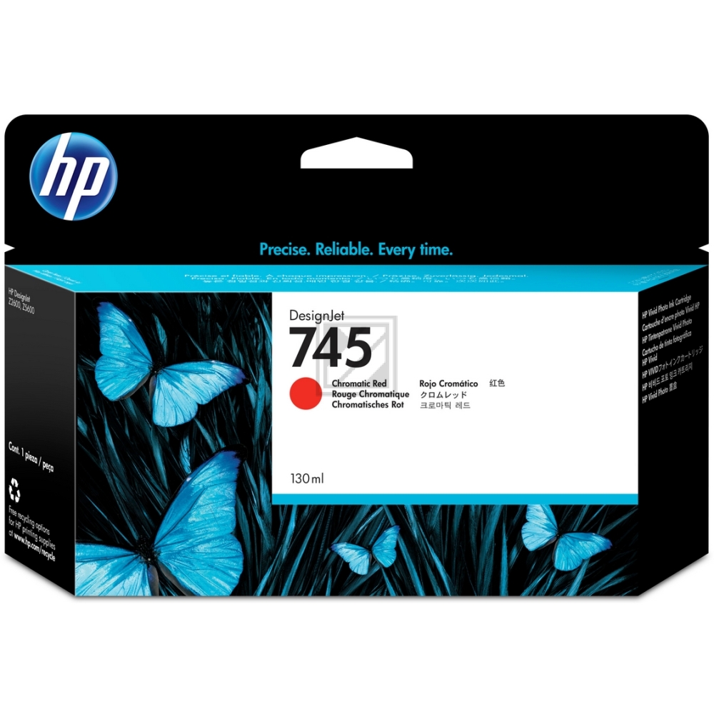 HP Tintendruckkopf chromatic rot (F9K00A, 745)
