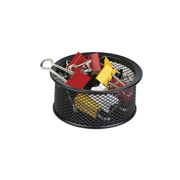 Drahtklammerbecher, groß, schwarz