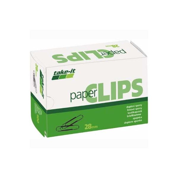 Büroklammern, 28 mm, 100 Stück