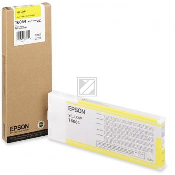 Original Epson C13T606400 / T6064 Tinte gelb