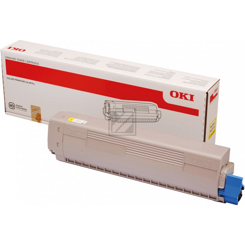 Original OKI 45862837 Toner gelb