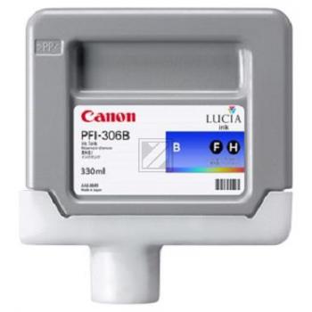 Original Canon 6665B001 / PFI-306B Tinte blau