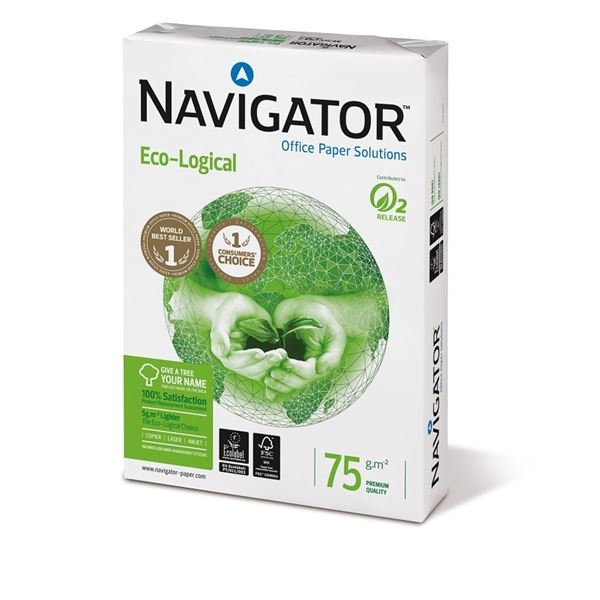 Papier Navigator Eco-Logical A4, 75g, 500 Blatt