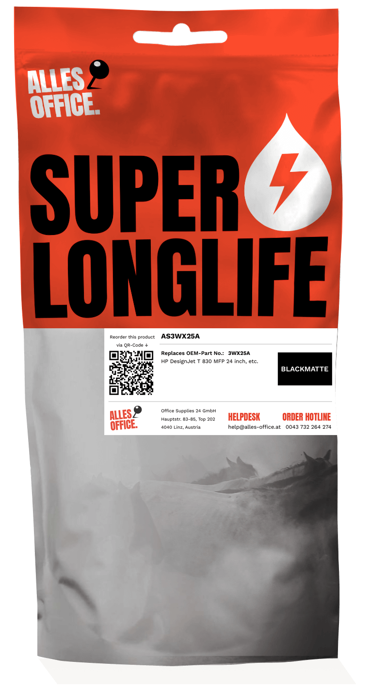 Superlonglife HP 3WX25A / 728 Tinte