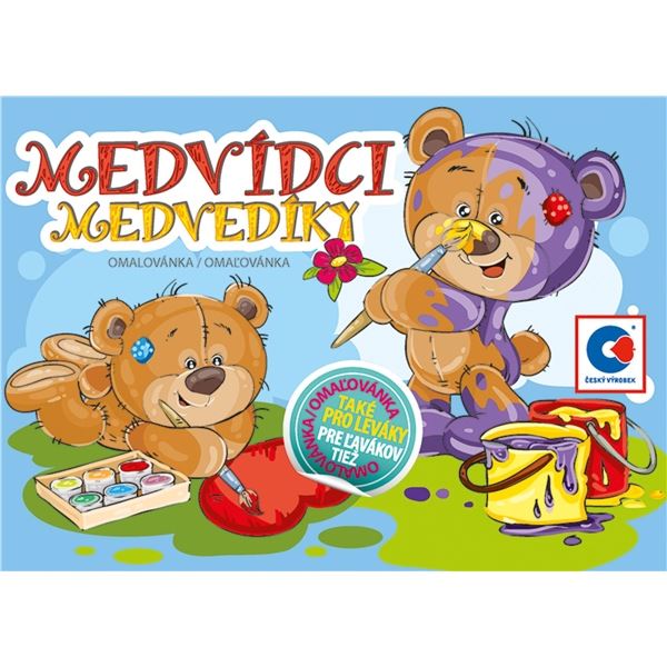 Ausmalblatt A5, Teddybären