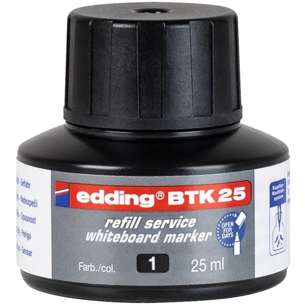 Nachfüllflasche schwarz EDDING BTK25-001