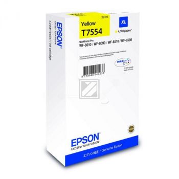 Original Epson C13T75544N / T7554 Tinte gelb