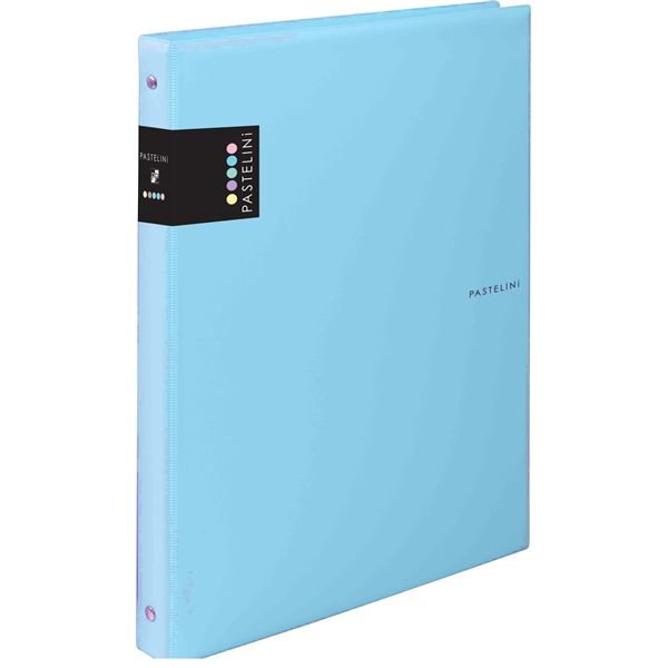 Pastelini Ringbuch, A4, Kunststoff, blau