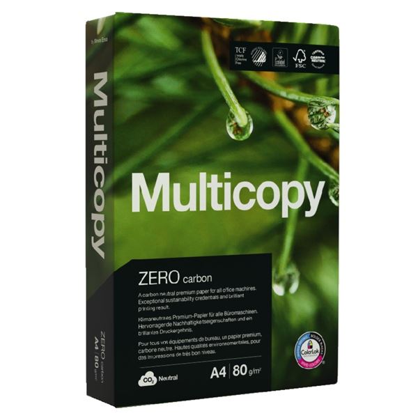 Papier MultiCopy Zero, A4, 80 g, 500 Blatt