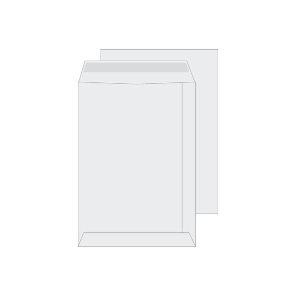 Posttüten B5 - Benetzungskleber, 500 Stück