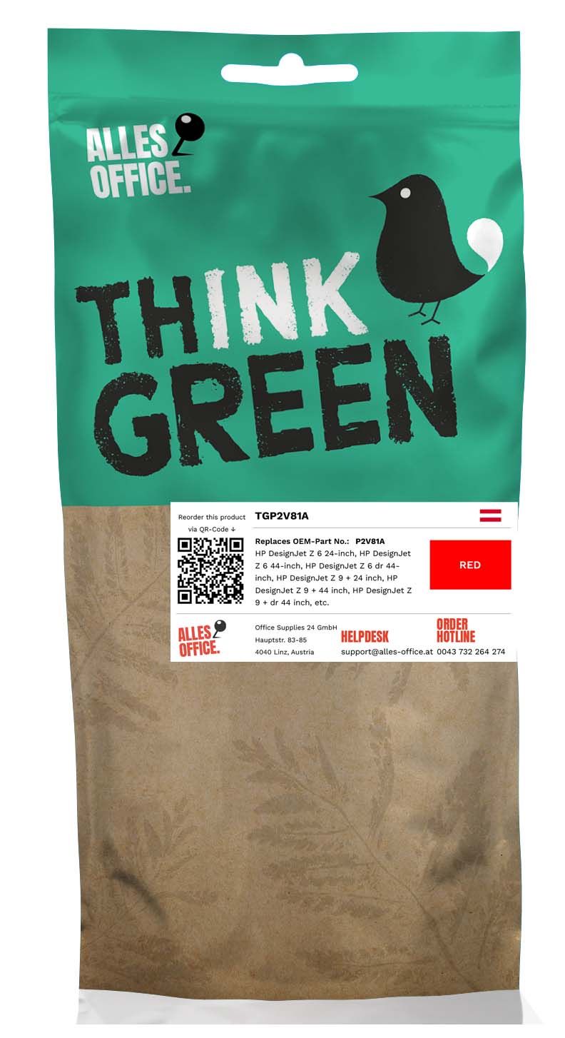 ThinkGreen HP P2V81A / 746 Tinte rot