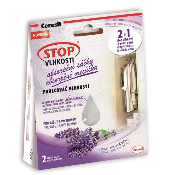 Aufsaugende Beutel Ceresit, Lavendel