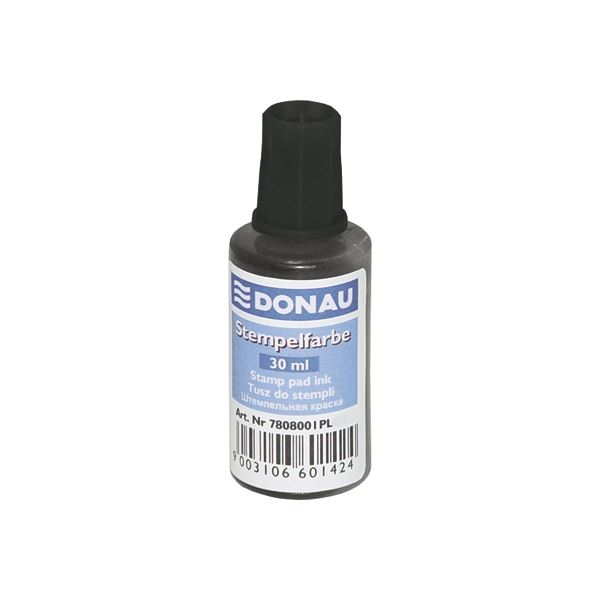 Stempelfarbe Donau, 30 ml, schwarz