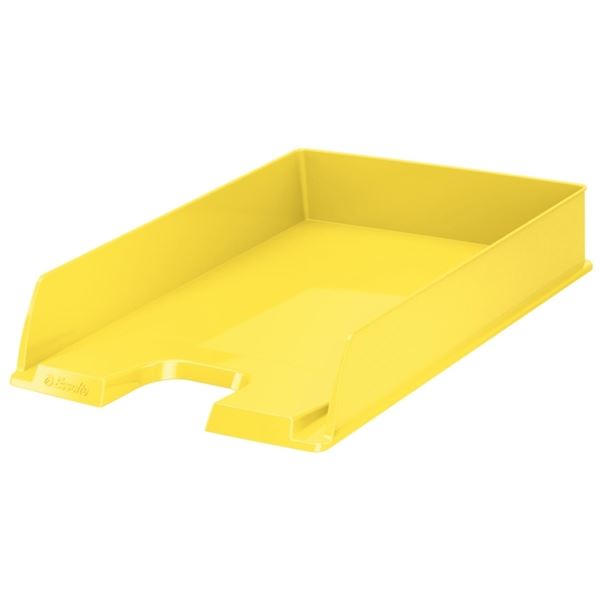 Europost Vivida Kunststoff-Aufbewahrungsbox, A4, gelb