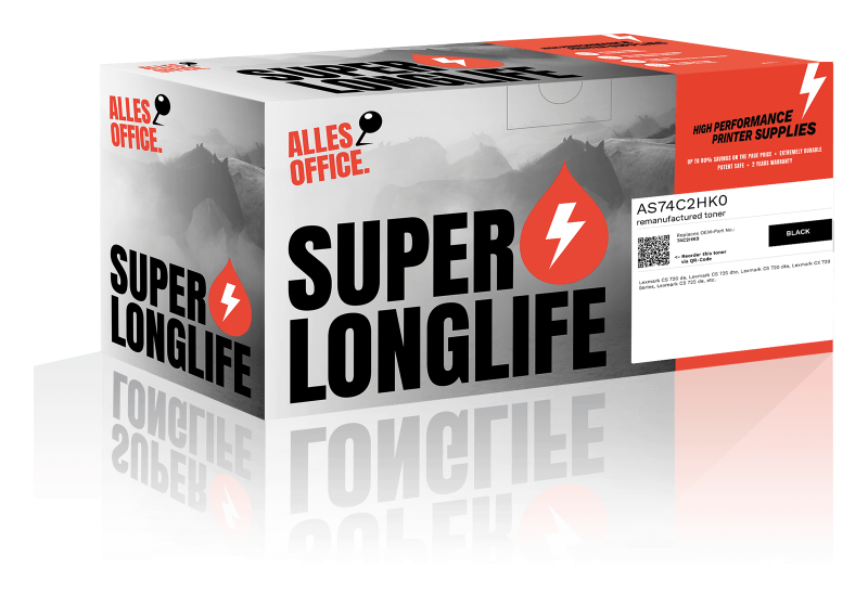 Superlonglife Lexmark 74C2HK0 Toner schwarz