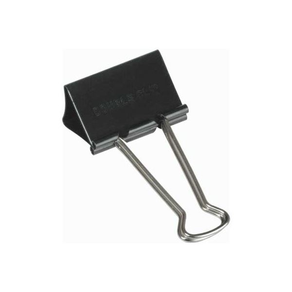 Metallklammern, 32 mm, schwarz, 12 Stück