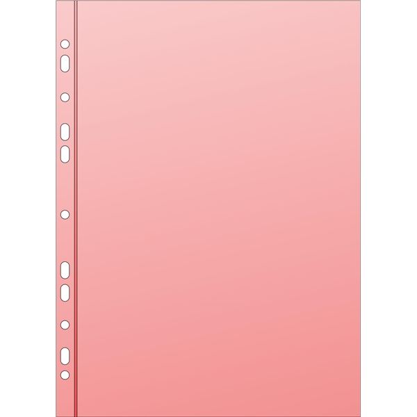 Farbige Euro-Briefumschläge - A4, glänzend, rot, 50 mic, 25 Stück