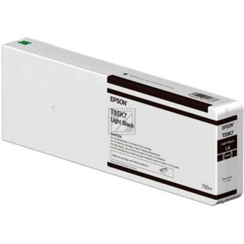 Original Epson C13T55K700 / T55K700 Tinte schwarz hell
