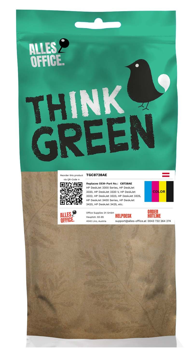 ThinkGreen HP C8728AE / 28 Tinte color