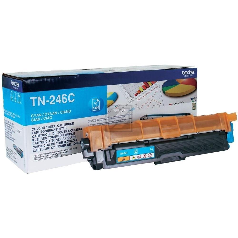 Original Brother TN-246C Toner cyan