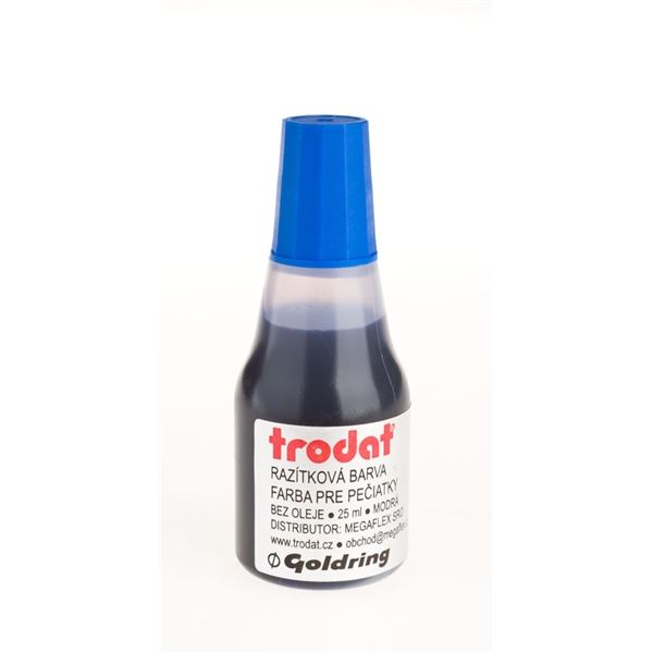 Trodat Stempelfarbe, 25 ml, blau
