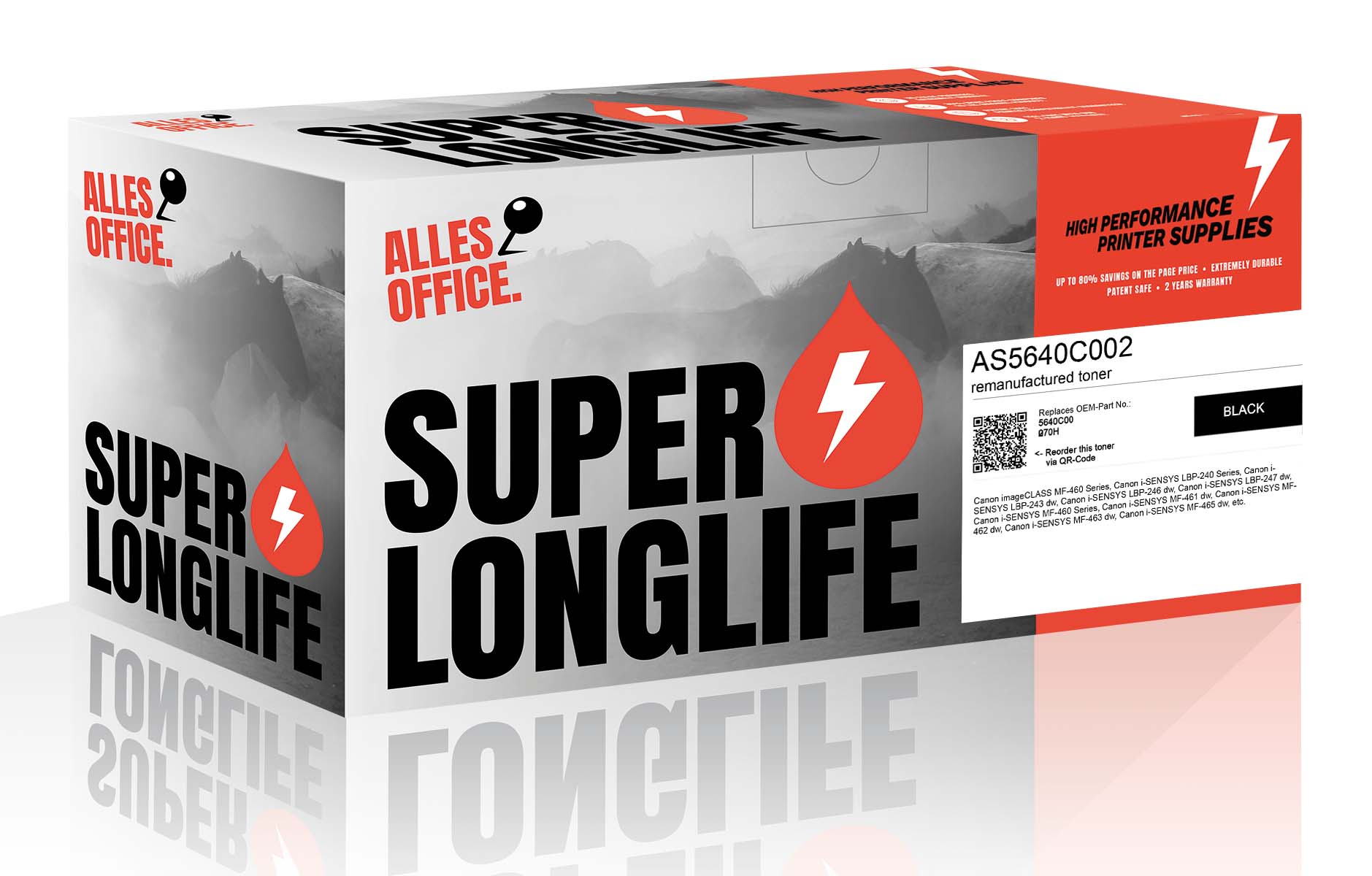 Superlonglife Canon 5640C002 / 070H Toner schwarz