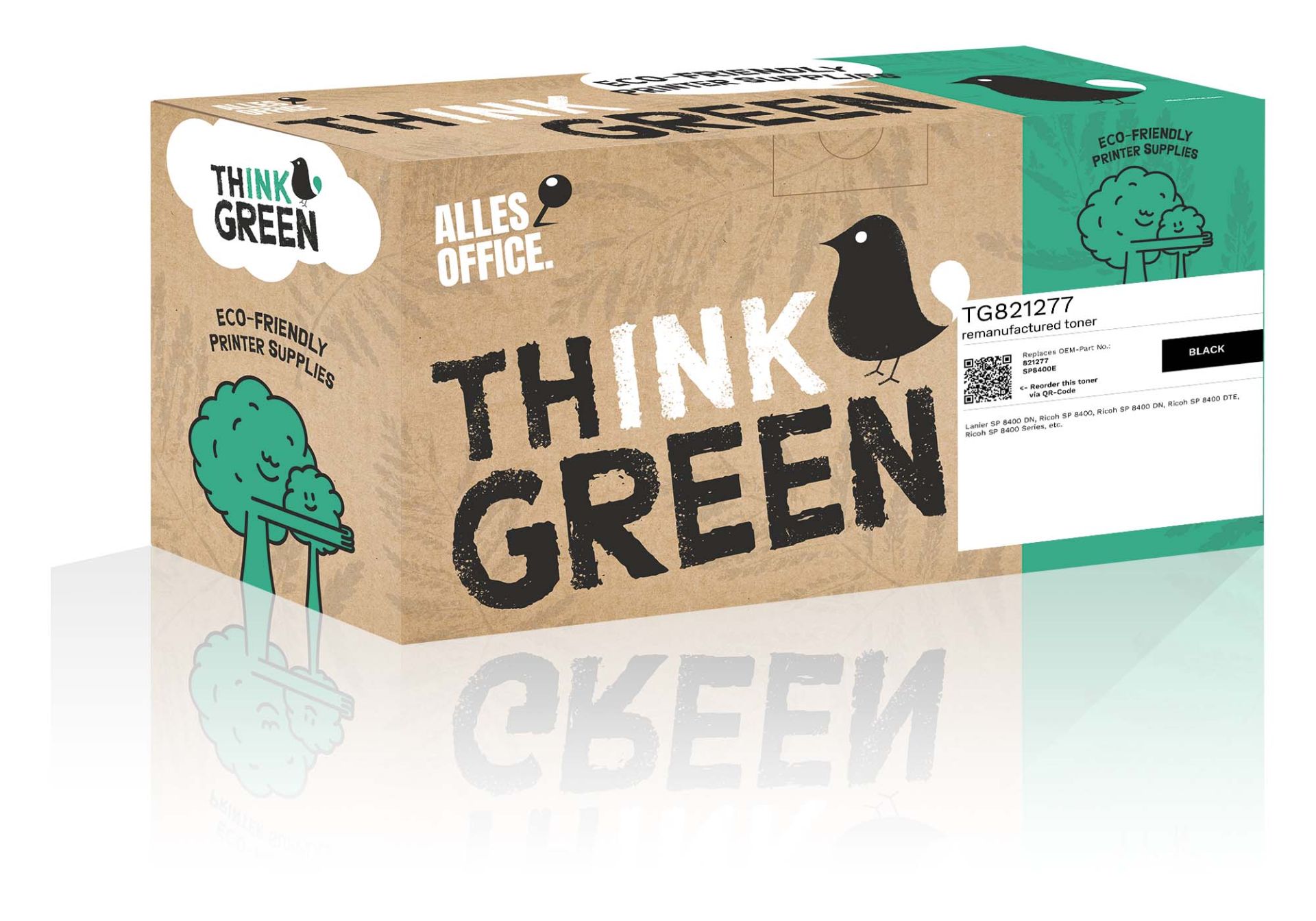 ThinkGreen Ricoh 821277 / SP8400E Toner schwarz